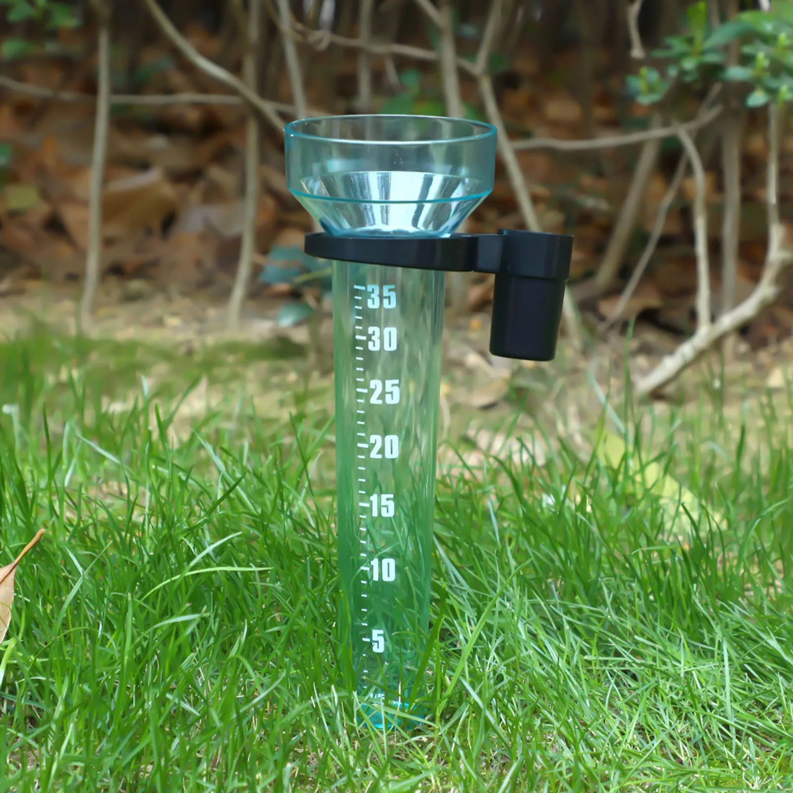 Plastic Rain Gauge Capacity Measurement Device Easy Install Lawn Farm