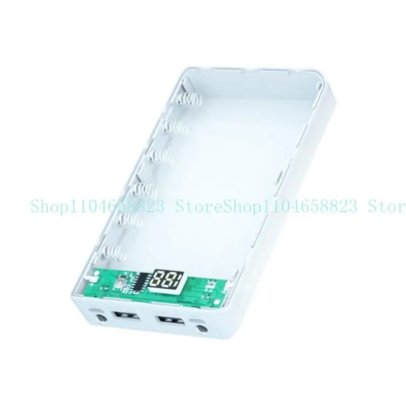 6x18650 Battery for Case Storage Box Battery Holder Charging Box for Shell LCD Displa Zpaxo