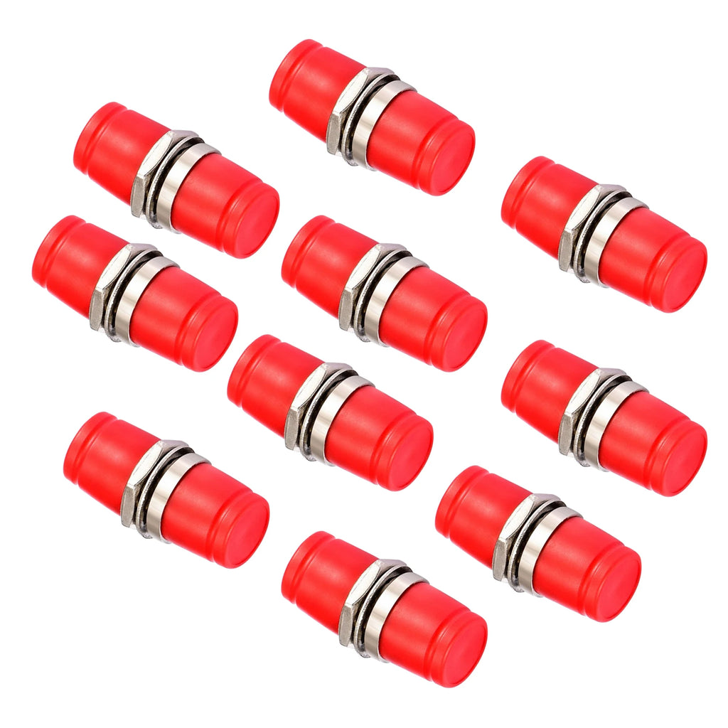 Wholesale Lot FC-FC Fiber Optic Adapter Coupler Connector Female RED