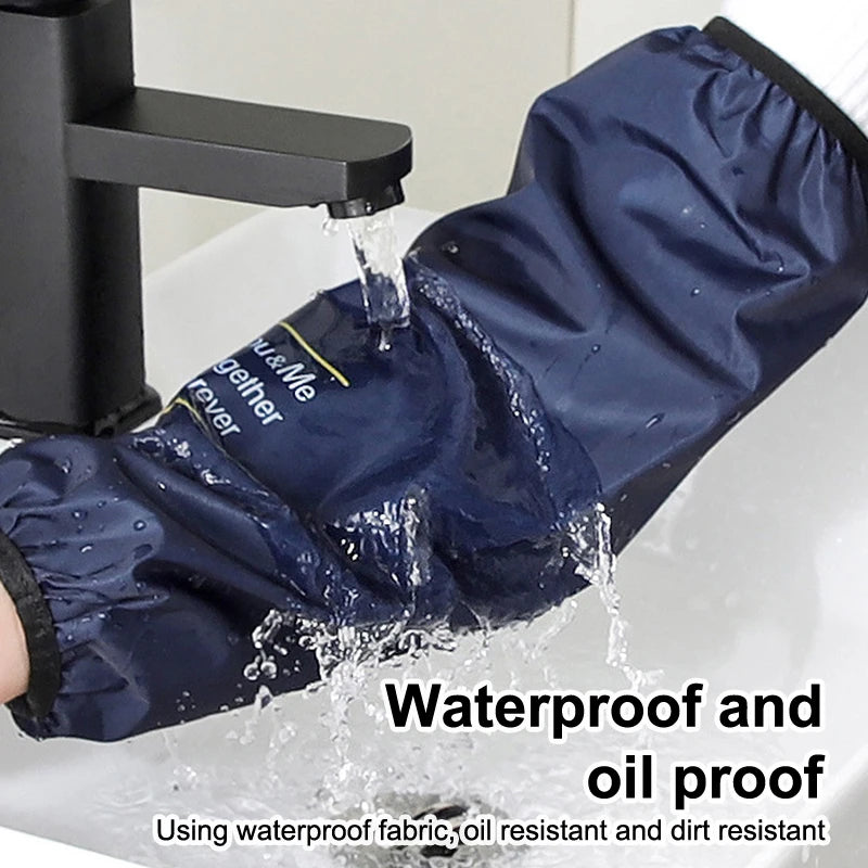 Waterproof PVC Arm Sleeves – Kitchen Cooking & Cleaning (1 Pair)
