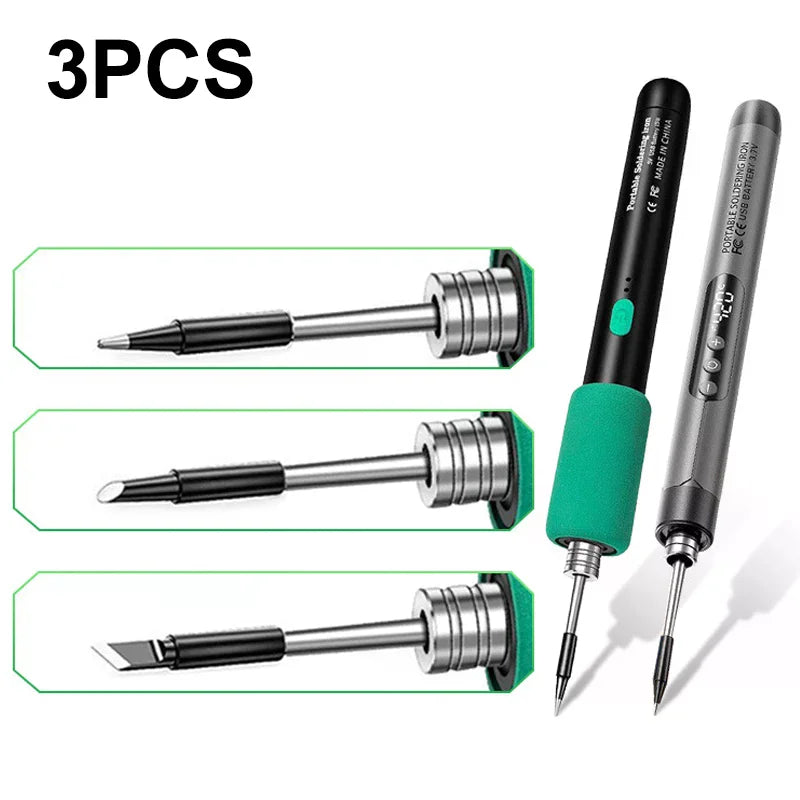 Soldering Iron Tip USB 5V Battery Rework Accessories Zpaxo