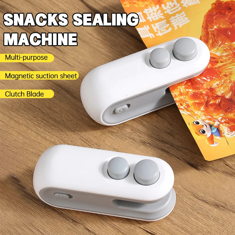 Mini Bag Sealer 1 USB Rechargeable Heat Food Packaging 300mah