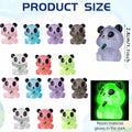 7/14/21Pcs Luminous Mini Resin Panda Figurines Glow in The Dark Panda Animal Miniature for Landscape Garden Home Decor Zpaxo J2506057 21Pcs