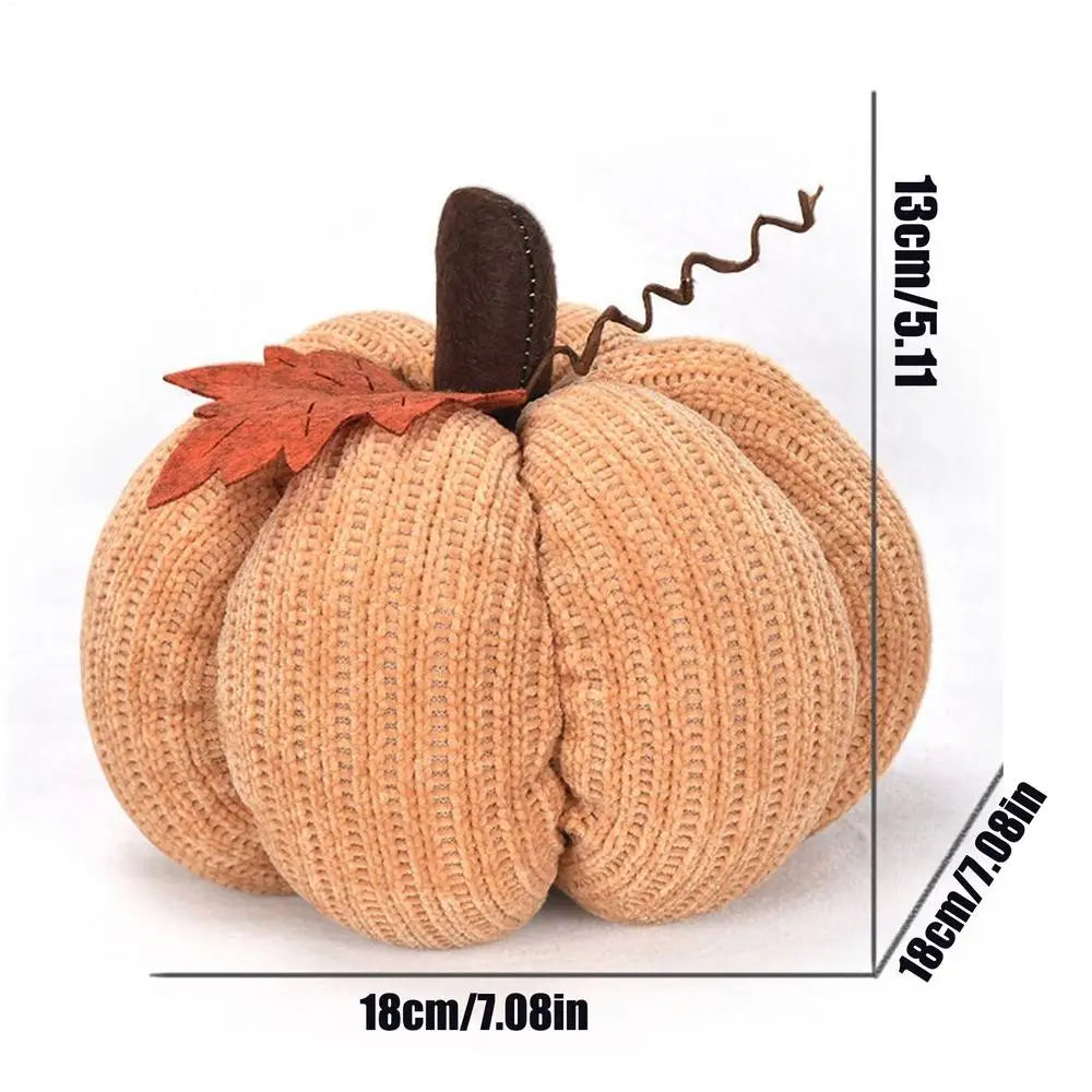 Crochet Pumpkins Handmade Fall Decor Knitted Pumpkin Ornaments Zpaxo C