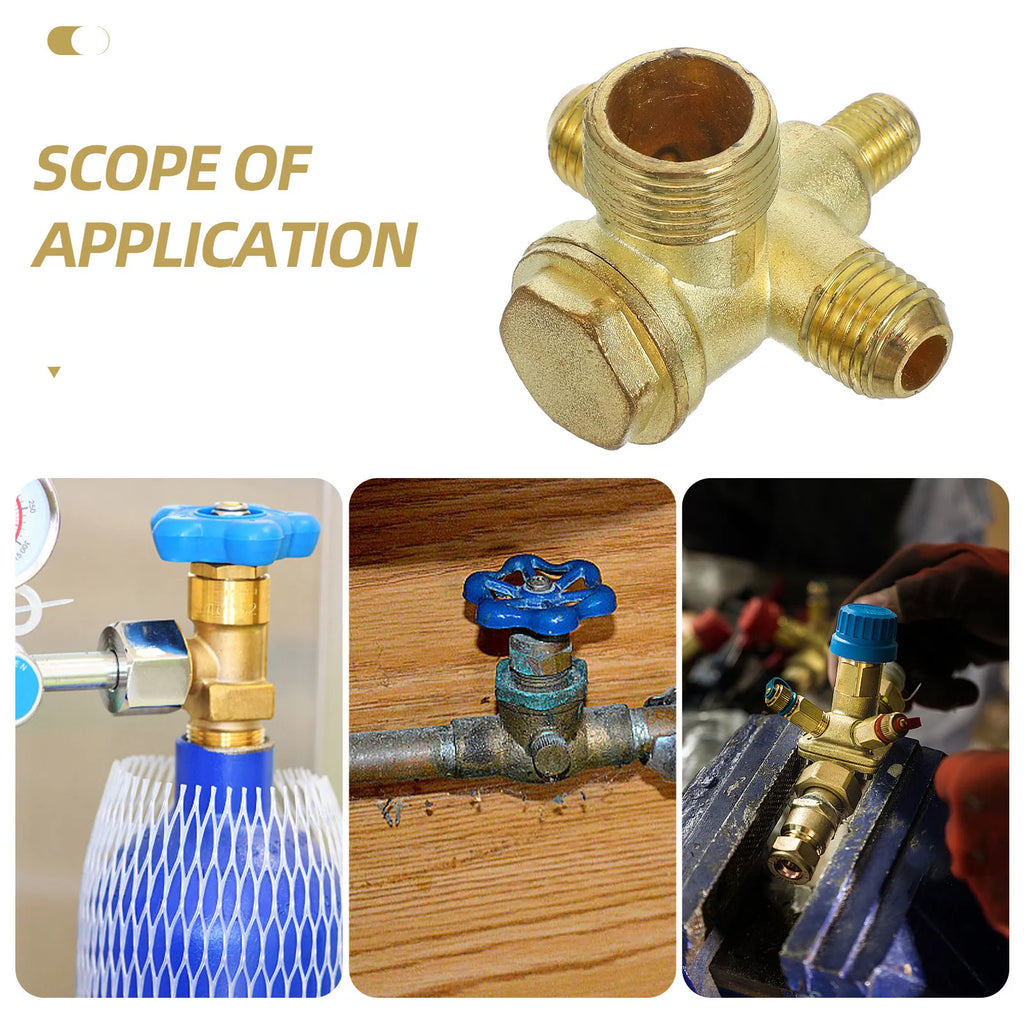 Air Compressor Valve 4 Ways Threaded Check Non-return Pneumatic