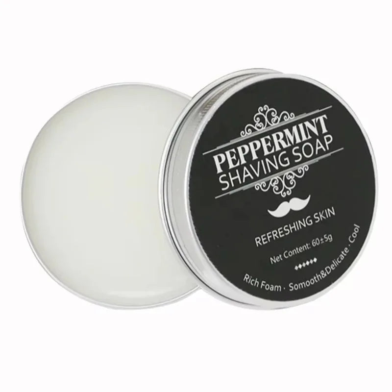 Handmade Men's Shaving Soap Bar – Mint Organic Foam Shaving Soap Bar Zpaxo