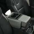 Z4P2024 new car armrest box pad heightening pad car tissue box storage bag water cup holder multi-functional storage Zpaxo grey