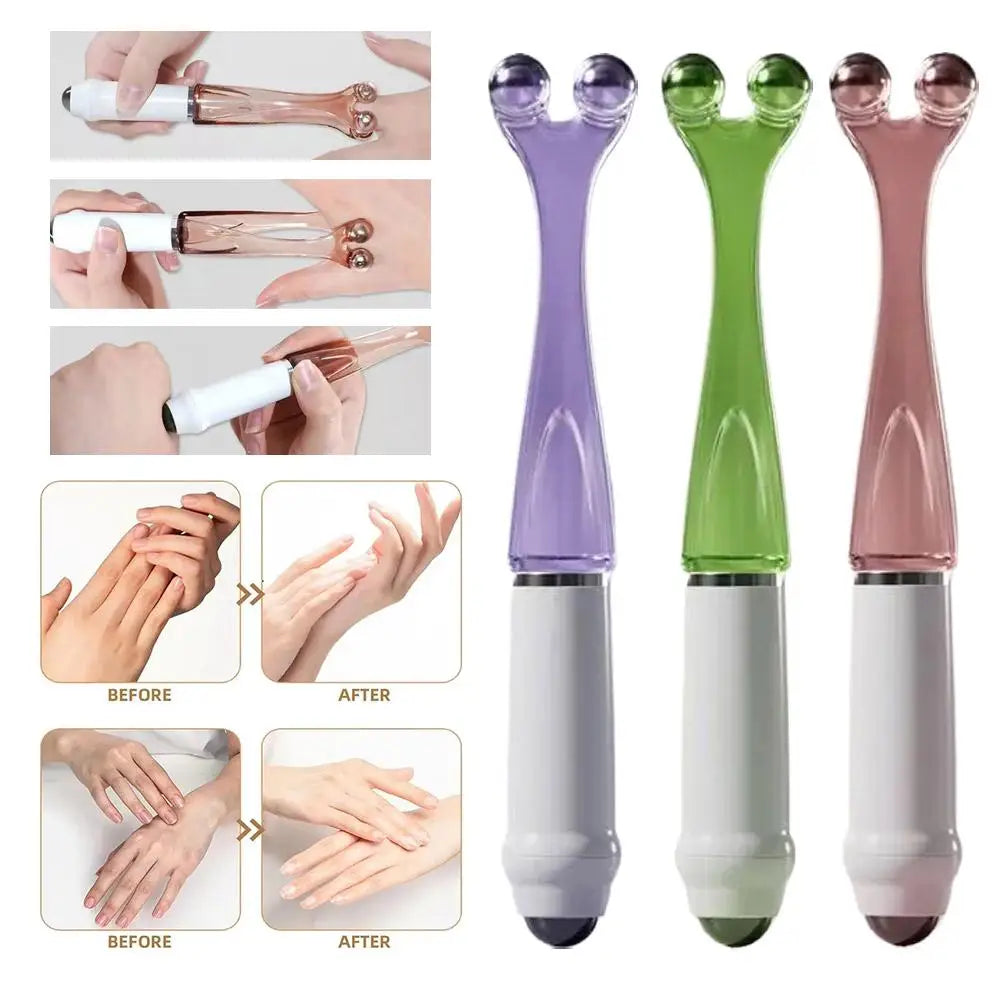 Finger Joint Acupoint Massager Rollers Handheld Hand Acupuncture Points Massager Relieve Finger Fatigue Arthritis Massage Tool Zpaxo