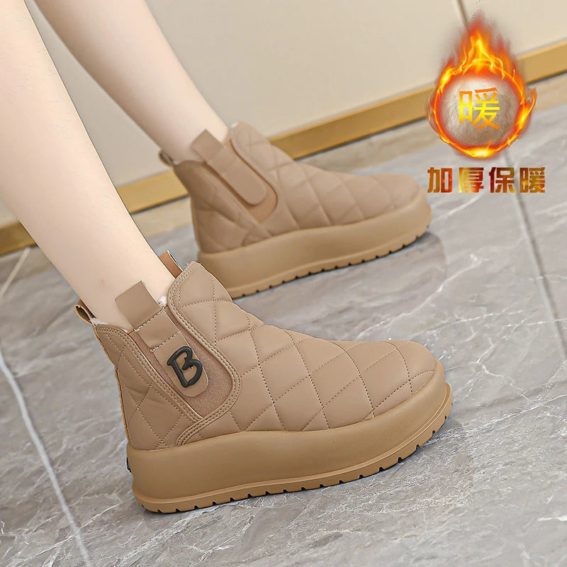 Snow Boots Women Fur Integrated Cold Resistant Women's Winter Plush