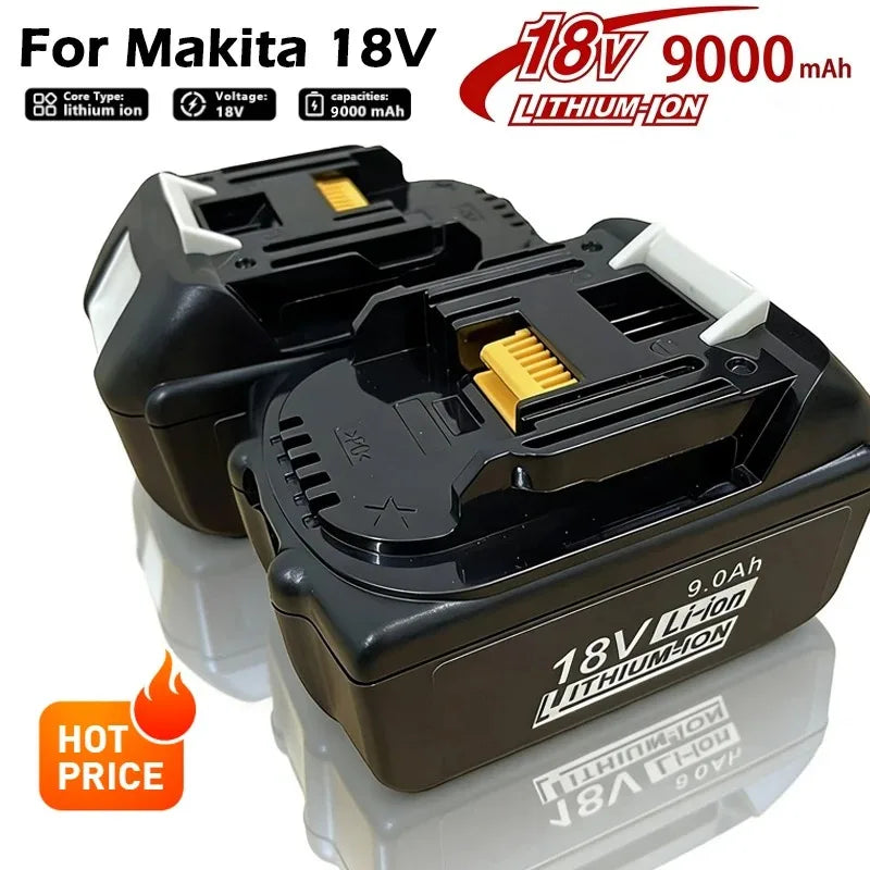 For Makita 18V Power Tools Rechargeable Battery 6AH-9AH Li-ion Battery FOR Makita BL1830 BL1830B BL1840 BL1840B BL1850 BL1850B Zpaxo