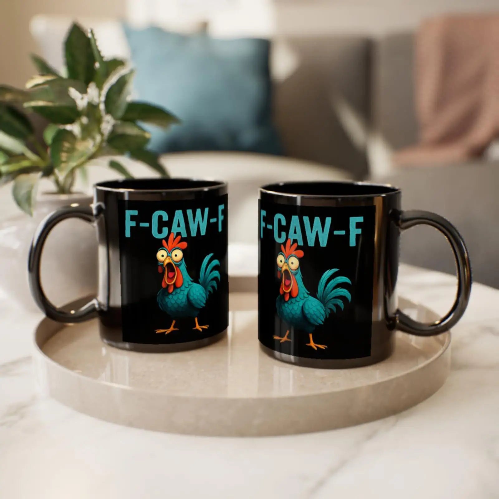 Chicken Mug Funny Rooster Coffee Cup Ceramic Novelty Christmas Tea