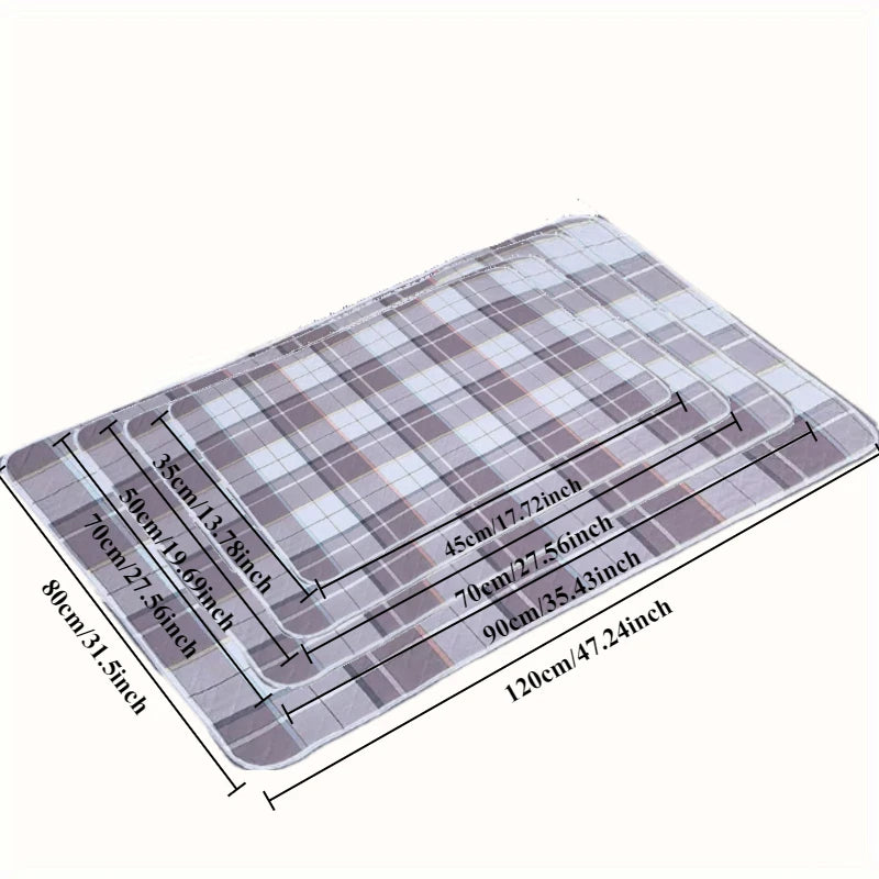 2PCS Bed Protection Pads Washable Reusable Absorbent Anti Slip for Adults Dog Cat Thick Care Pads for Adults Zpaxo