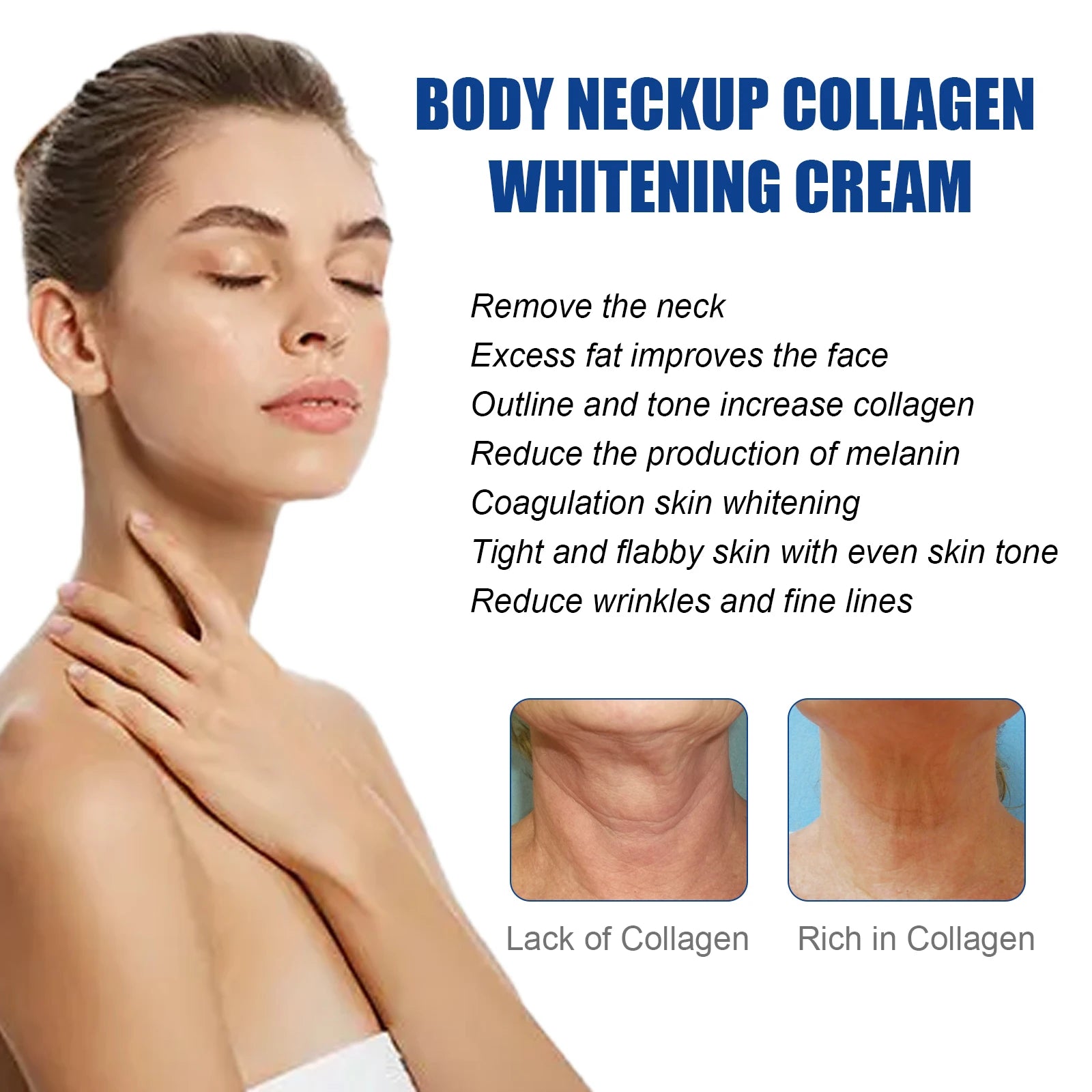 Eelhoe Collagen Neck Cream – Lifting, Firming & Brightening Neck Firming Cream Zpaxo