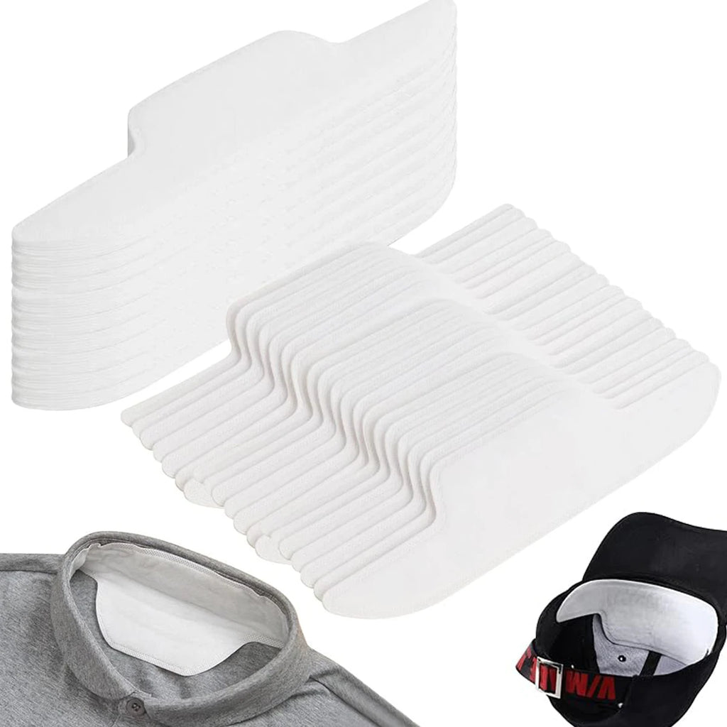 Disposable Collar Protectors for Shirts & Hats – 100/200 Pack