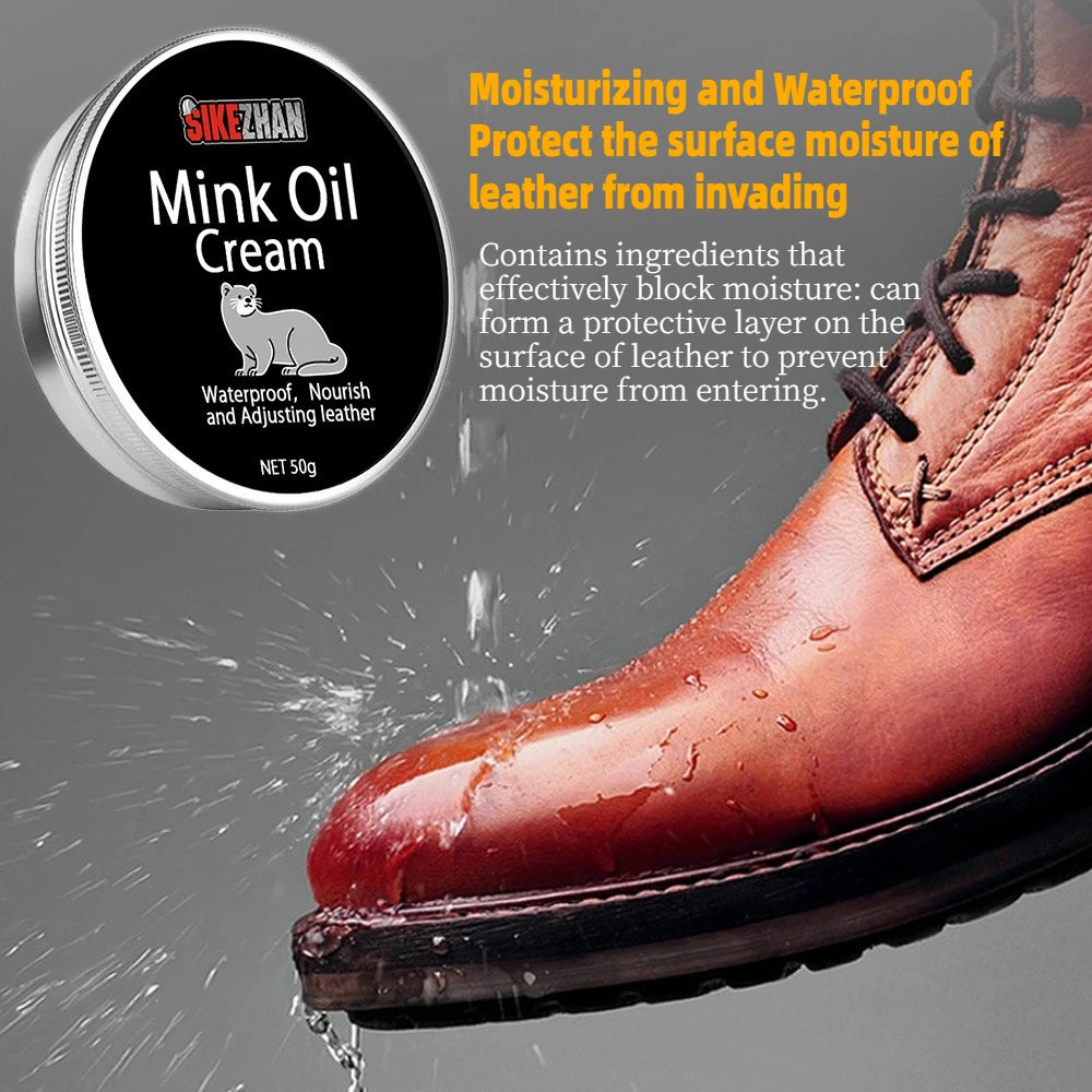 Professional Leather Care Cream Leather Conditioner Balm for Furniture Shoes Car Seats & Interior Clear, Odorless & Non-Greasy Zpaxo