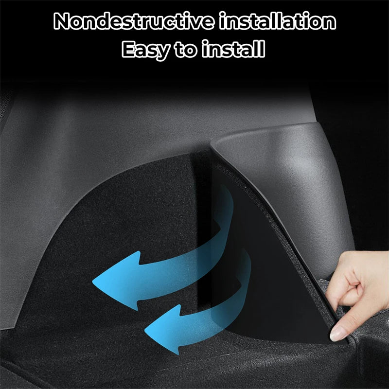 Tesla Model Y Rear Trunk Side Guards TPE Corner Protectors