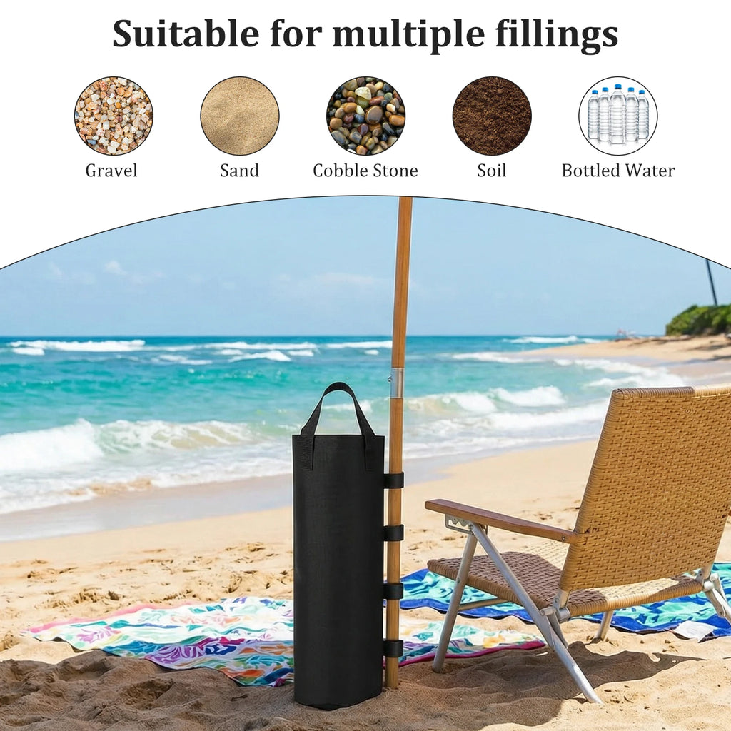 4pcs Heavy Duty Canopy Weights Sand Bags 600D Oxford Waterproof Tent Anchor Windproof Weight Bag for Pop Up Gazebo Camping Outdo Zpaxo