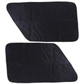 2Pcs Waterproof Dog Car Door Protector Black Oxford Vehicle Door Covers Guard Non-Slip Anti Scratch Car Door Pet Barrier Zpaxo 1pc