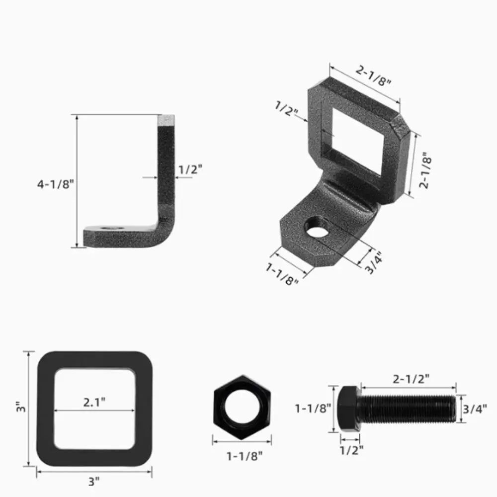 Stabilizer Clamp Steel Anti-vibration Hook Earthquake-proof Stable Zpaxo