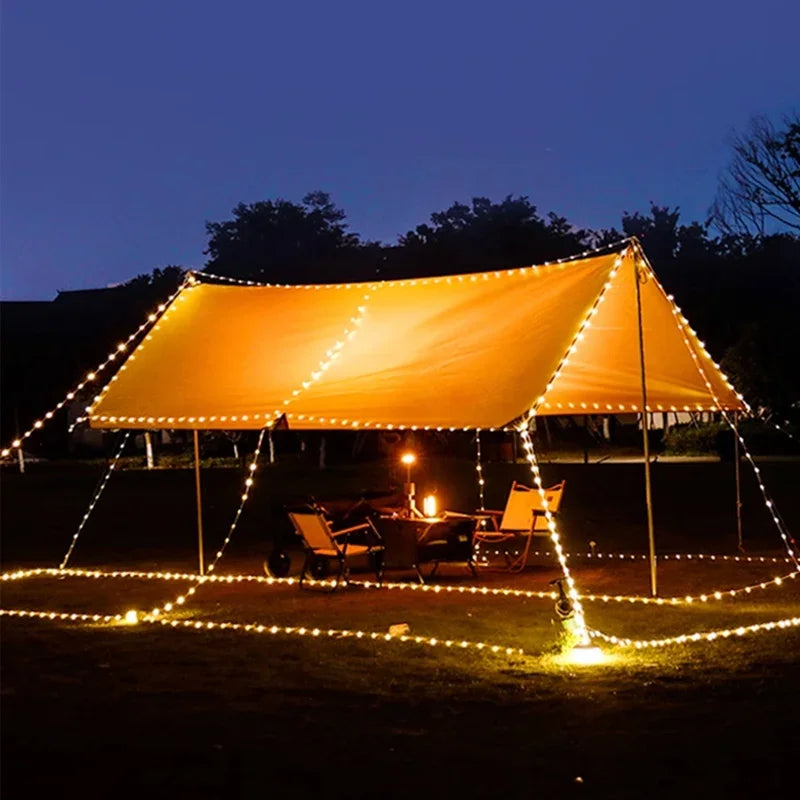 ESMARTER 8m Rechargeable LED String Lights – Camping & Decor