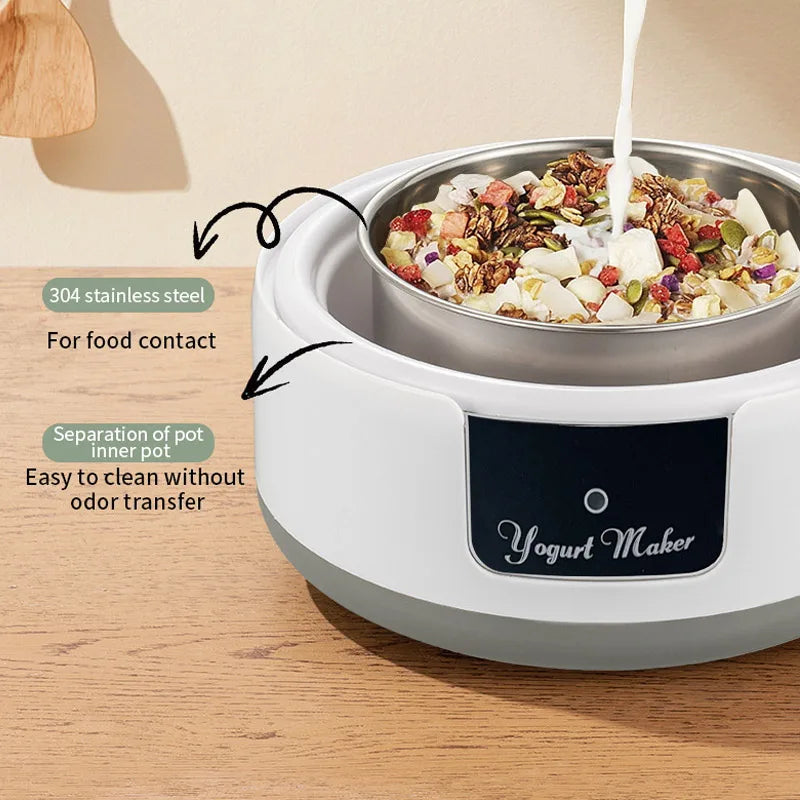 Electric Mini Yogurt Maker Automatic Rice Wine Maker DIY Yogurt Household Zpaxo