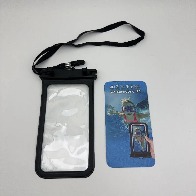 Waterproof Phone Pouch Easy Lock Heavy Duty Dry Bag 4-7 Smartphones