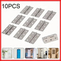 10pcs Universal Door Hinges Connector Stainless Steel Furniture Drawer Cabinet Fitting Hinge Home Doors Hardware Accessories Zpaxo Default Title