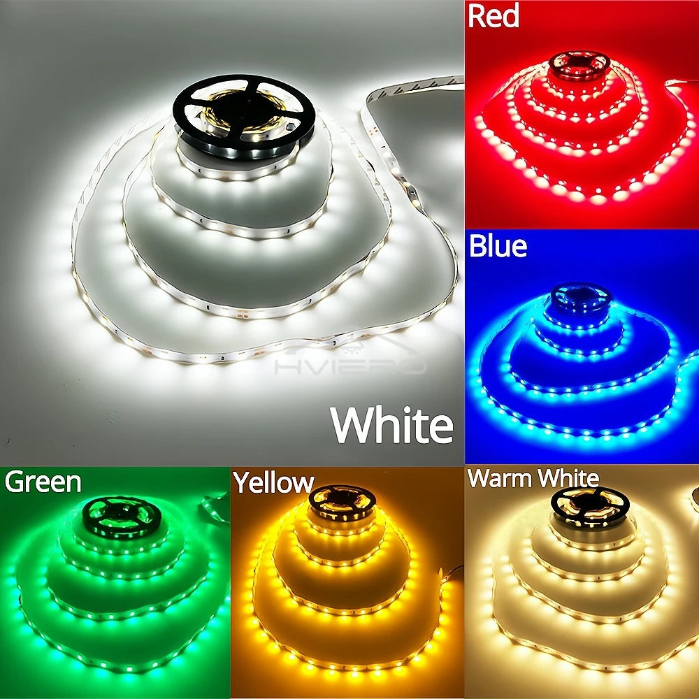 5M 300 LED SMD2835 Flexible Strip Light – RGB & White 12V LED Strip Light Zpaxo