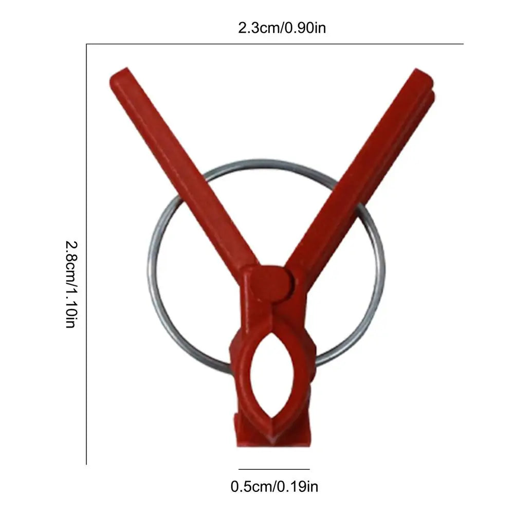 Grafting Clips Pack Of 50 Horticulture Grafting Clamp Falt Mouth Hooks Connecting For Vegetables Watermelon Gardening Tool Zpaxo B