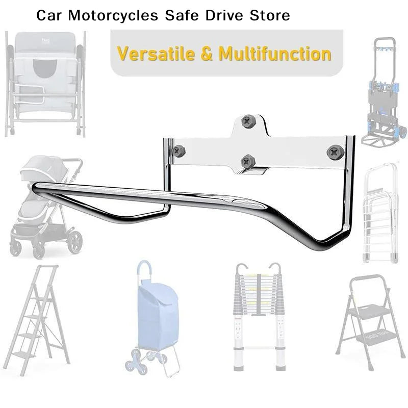CMLadder Rack Hanger Garage Wall Heavy Duty Ladder Holder Strollers