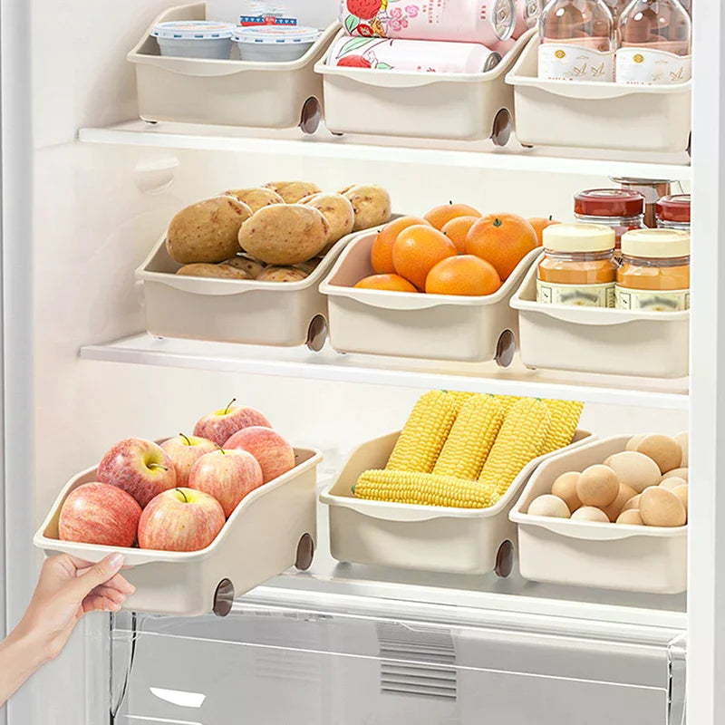 Kitchen Closet Organizer Kitchen Sundries Storage Case With Wheels Seasoning Bottle Jar Storage Container Zpaxo