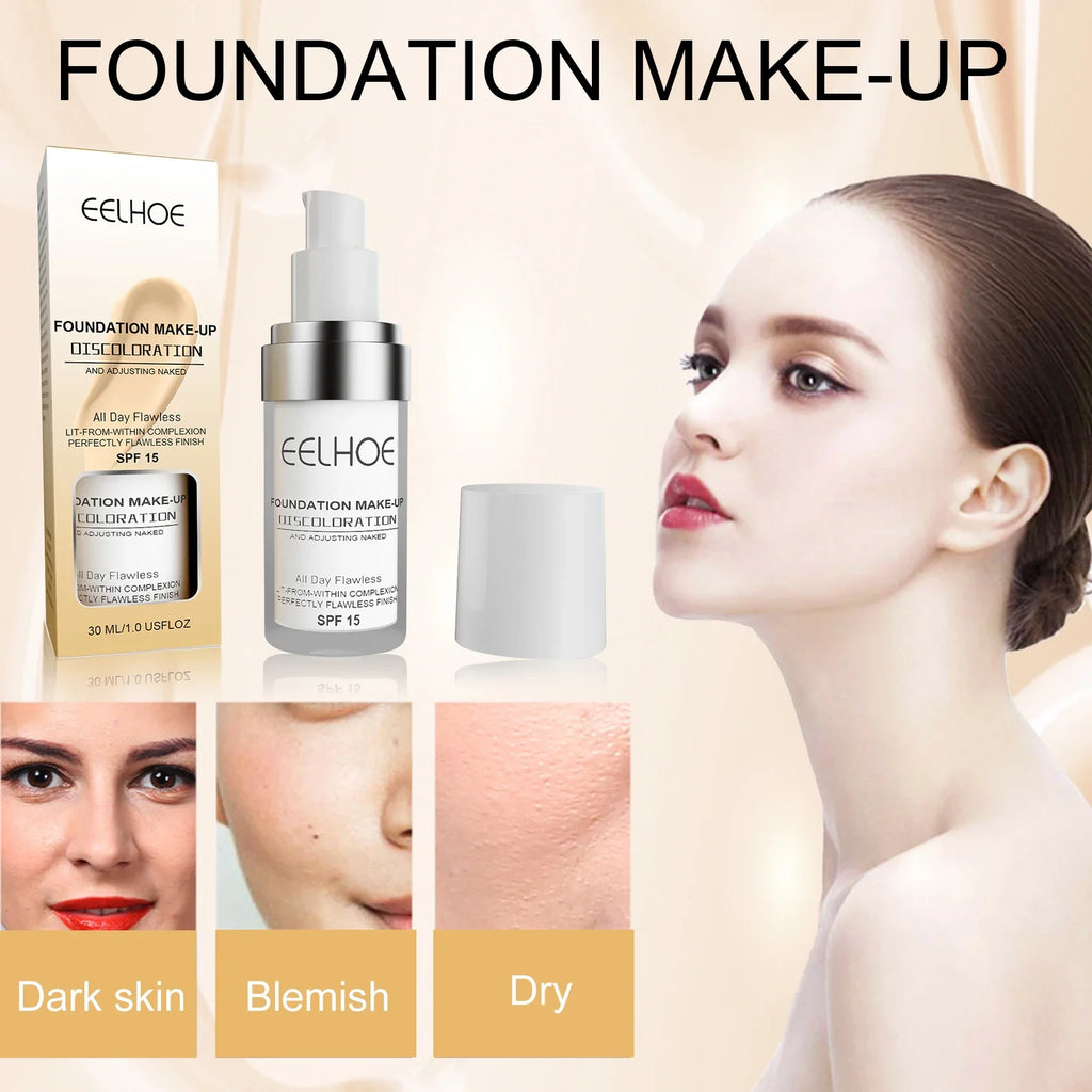 EELHOE Color Changing Foundation – Waterproof Full Coverage Liquid Foundation Zpaxo