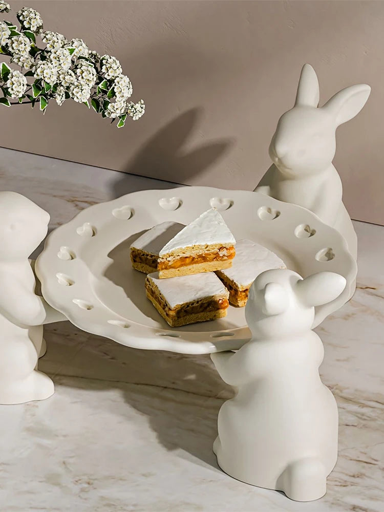 Resin Polymer Clay Crafts DIY Rabbit Offer Ornament Epoxy Molds Home