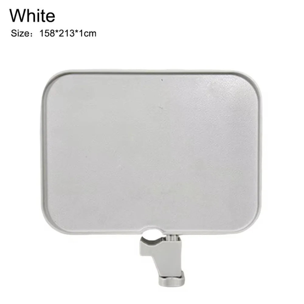 Adjustable Eyelash Tray Holder Plastic Clip-on Makeup Organizer Zpaxo White