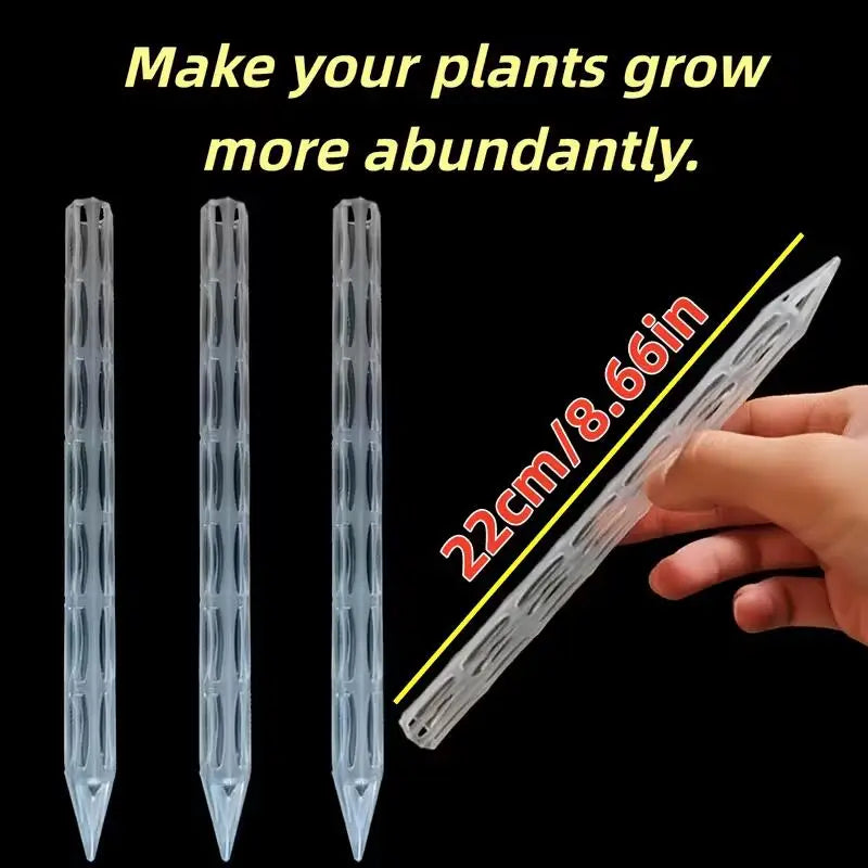 10pcs Transplant Soil Aeration Tubes – Lightweight Plastic, Improves Drainage & Prevents Root Rot, Easy Install Zpaxo