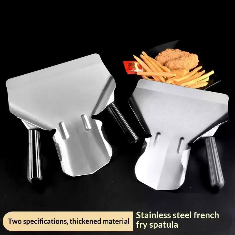 For Hamburger Popcorn Packing Shovel Stainless Steel French Fries Shovel Fries Shovel Loader Kitchen Gadget Baking Tool Shovel Zpaxo