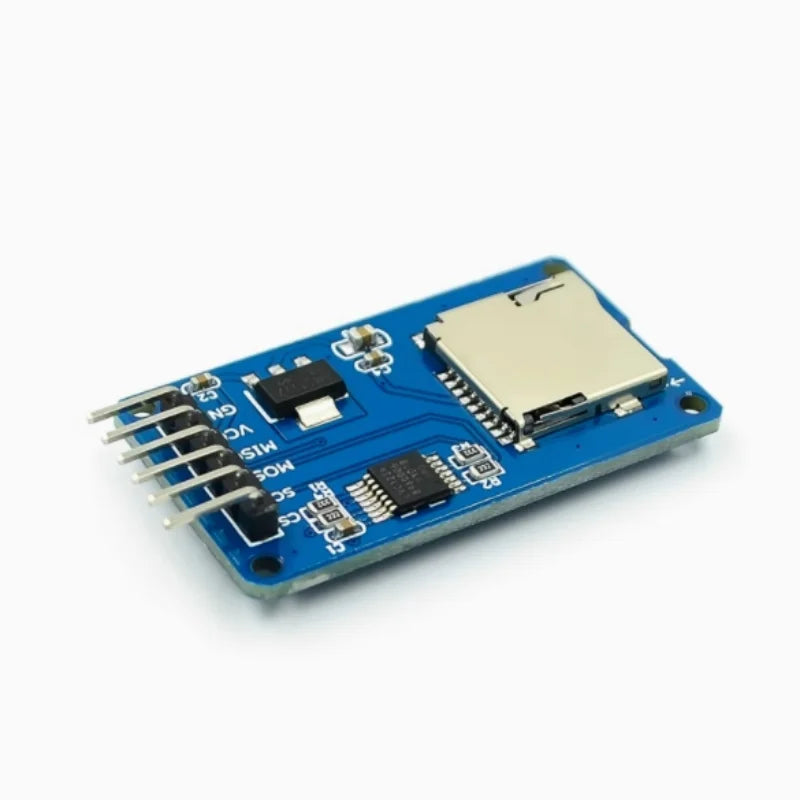 Micro SD card module SPI interface TF card reader/writer with level conversion chip Zpaxo Default Title