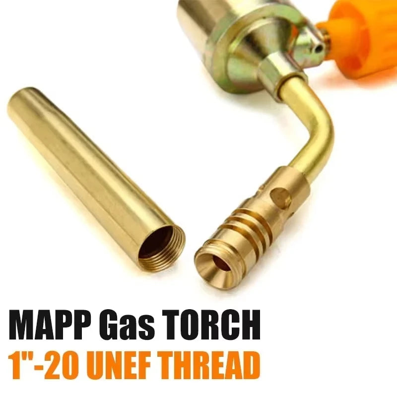 High Temperature Portable Butane Welding Torch Gas Burner Flame Gun for Outdoor Camping BBQ Gas Lighter Zpaxo