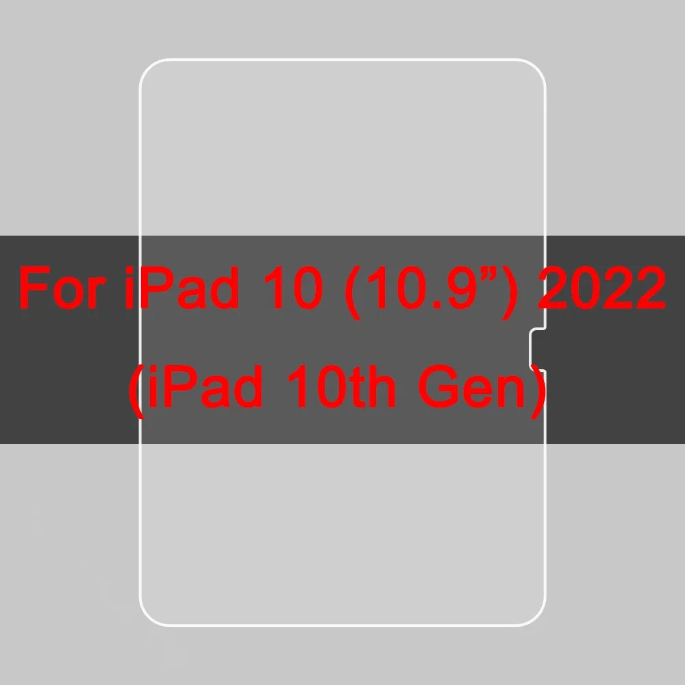 3pcs Tablet Drawing PET Film Touch Sensitive For iPad 10th 9th 8th 7th Mini 6 Air 5 4 Pro 11 Screen Protector Desktop Accessory Zpaxo 10th