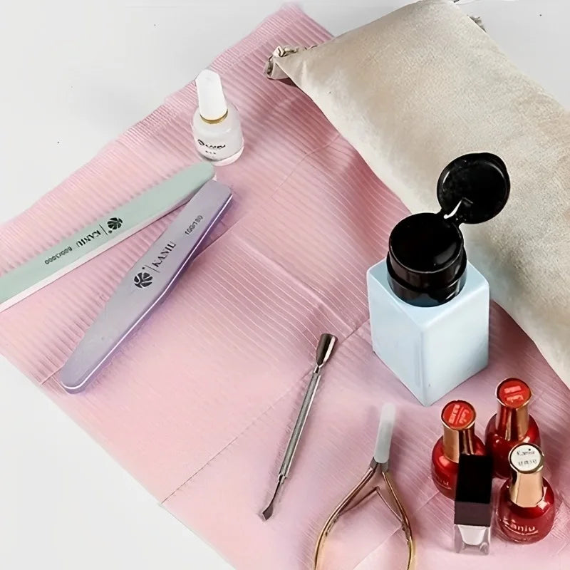 20 50 Disposable Tattoo Clean Pad Nail Art Table Mat Foldable Covers
