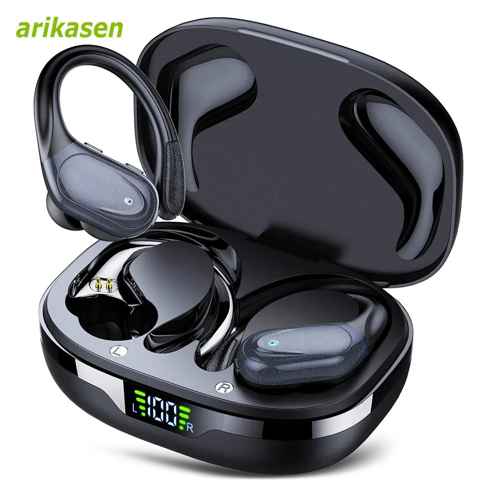 Wireless Earbuds Sport Bluetooth 5 3 Headphones Noise Cancelling Mic