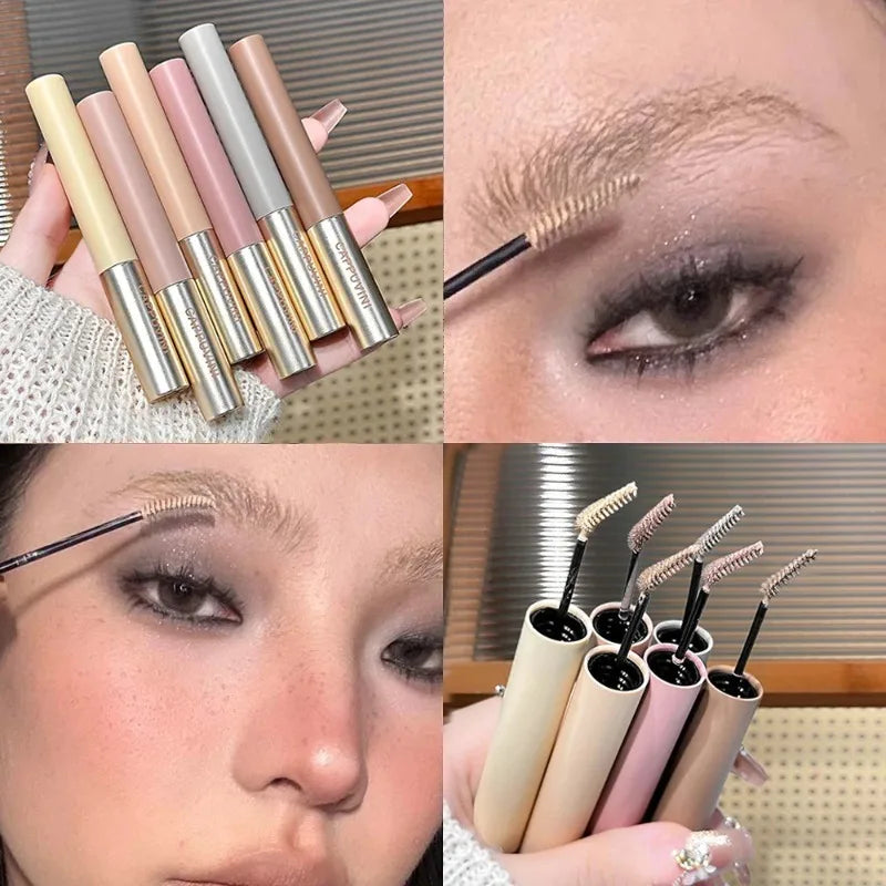 6-Color Light Eyebrow Dyeing Cream Three Dimensional Waterproof