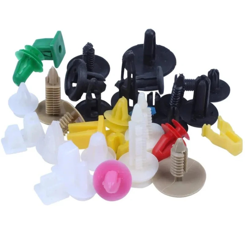Universal Car Bumper Clips & Door Panel Fastener Rivet Set