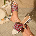 2025 Women Sandals Summer Open-toe Wear Temperament Chunky Fashion Zpaxo Red 42