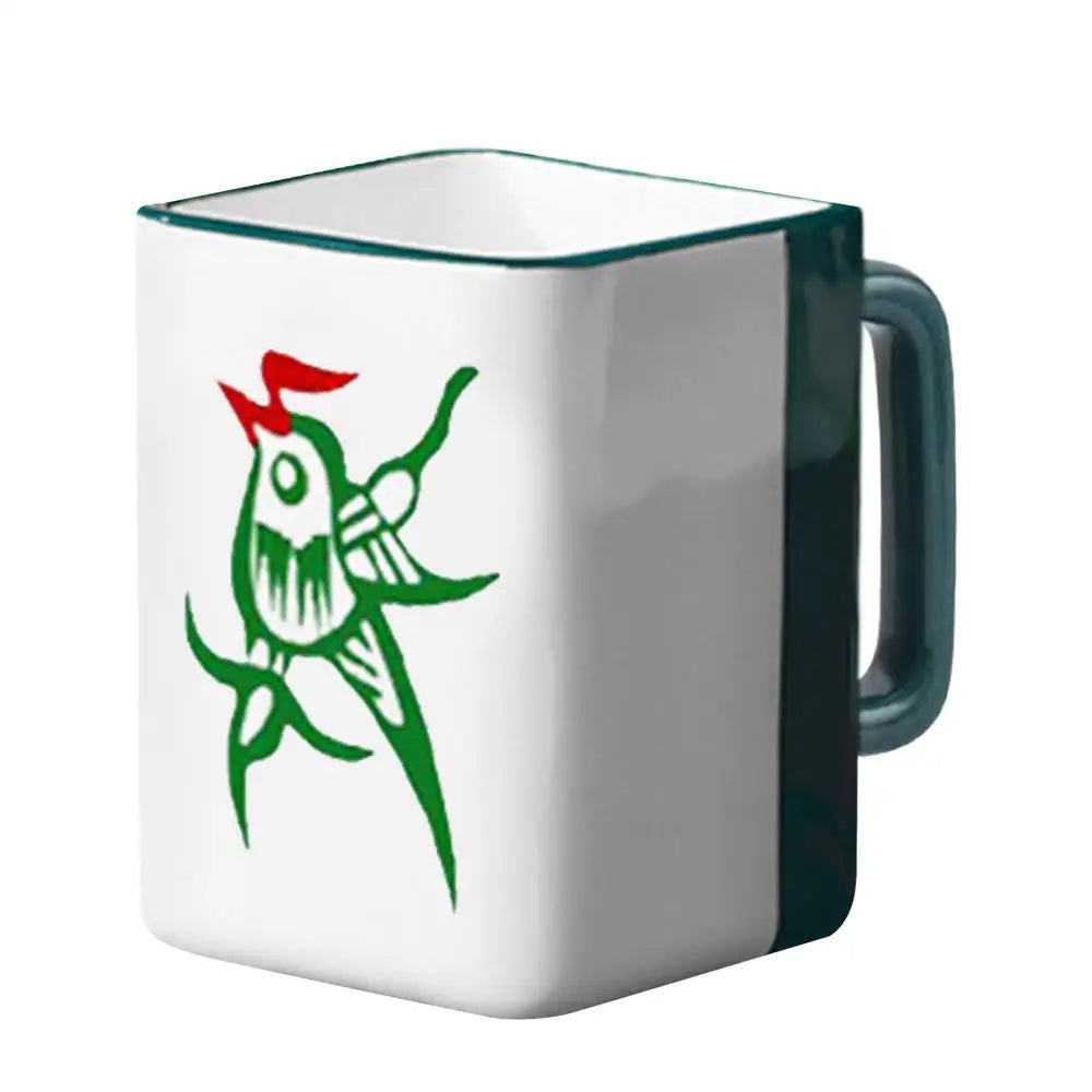 Ceramic Coffee Mug Mahjong Water Cup Novelty Mugs Women Men Family