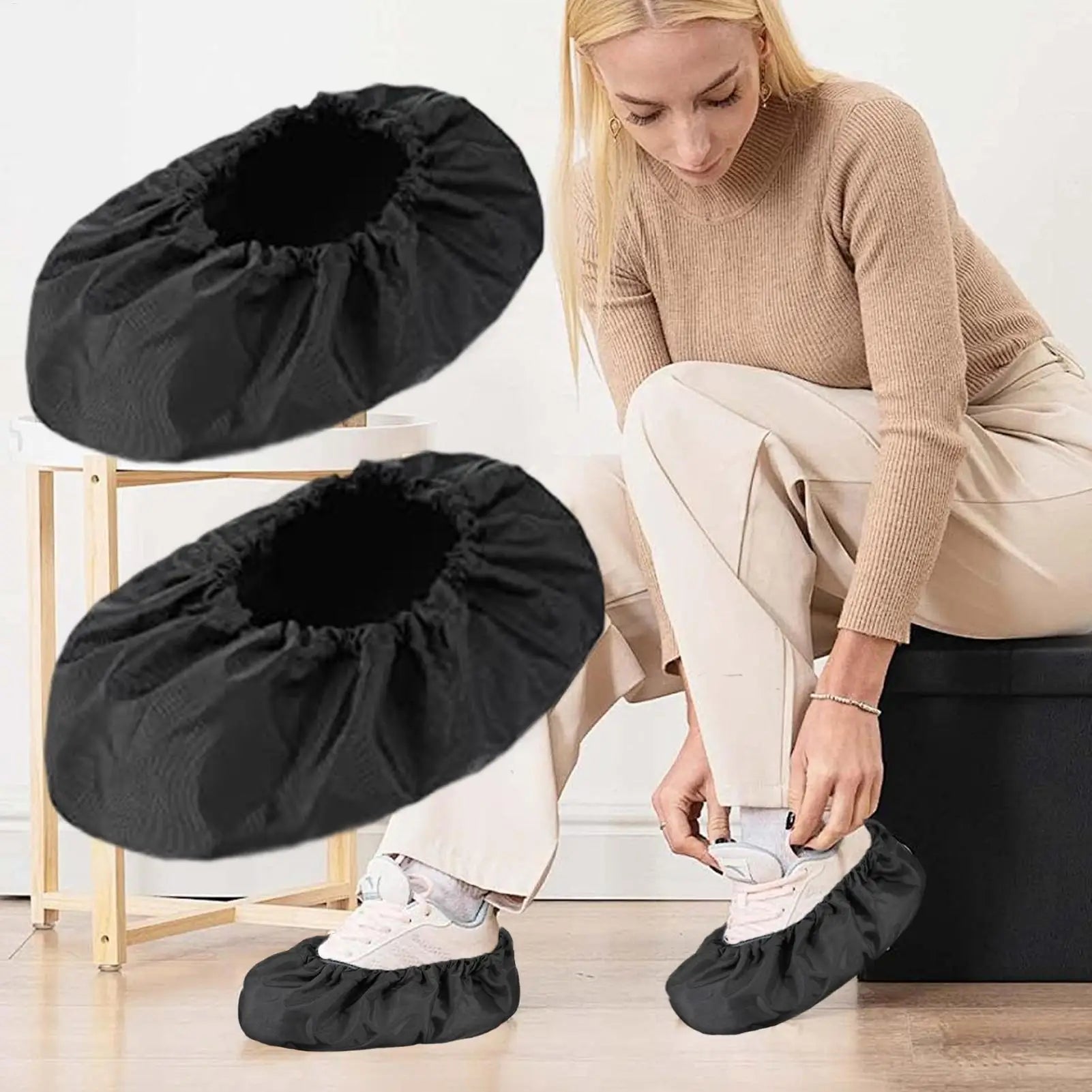 Walking Boot Cover 2 Non Slip Waterproof Shoe Protector Bathroom