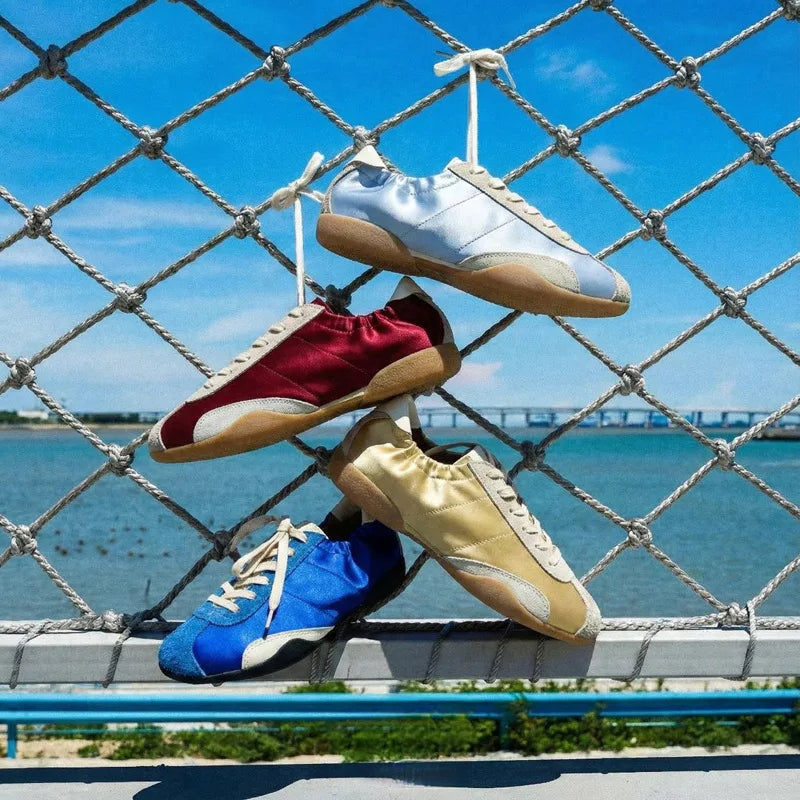 2026 New Women's sneakers Shoe Flat Comfortable German Training Shoes Women Genuine Leather casual frail Shoes Zpaxo