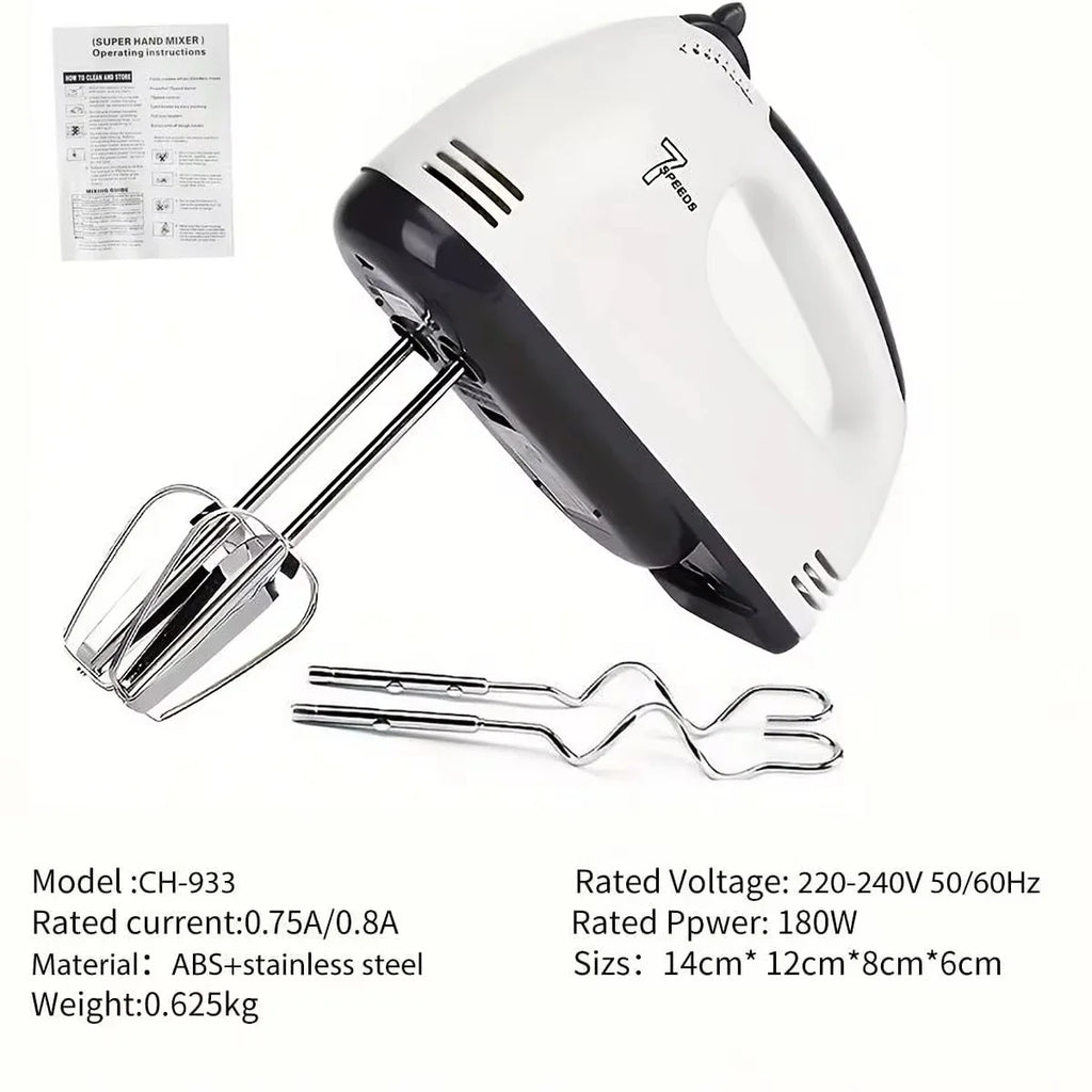 Handheld Electric Egg Beater Mini Automatic Mixer for Egg White And Cream with EU/US Plug Household Kitchen Tool Zpaxo