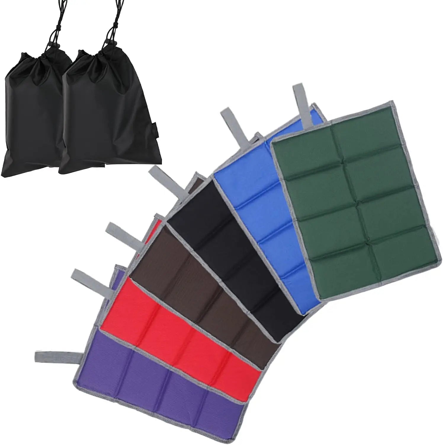 2-Pack Foldable Waterproof Picnic Cushions – Camping Seat Pads