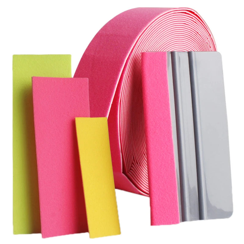 Felt Edge Squeegee Strip – Vinyl Wrap & Window Tint Tool